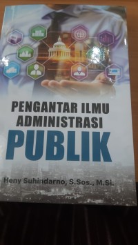 Image of PENGANTAR ILMU ADMINISTRASI PUBLIK